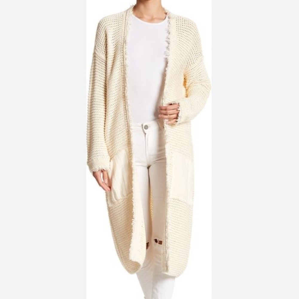 Free People Woodstock Longline Cardigan